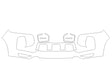 outlander Avery Dennison Clear Bra Bumper Precut PPF Diagram