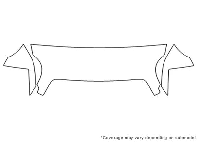 raider 3M Clear Bra Hood Precut PPF Diagram