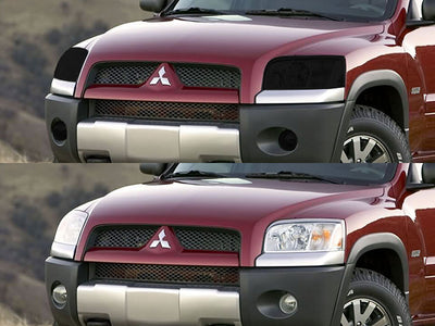 mitsubishi raider 2006-2009 Headlight Tint Appearance
