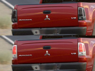 raider Before and After Smoked Taillights
