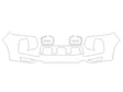 rvr Avery Dennison Clear Bra Bumper Precut PPF Diagram