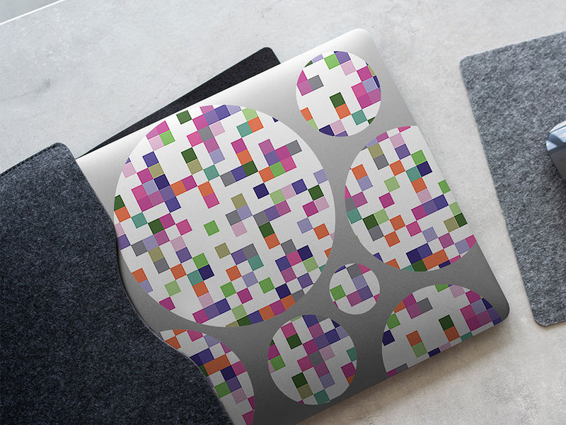 mix and match pixel DIY Laptop Stickers