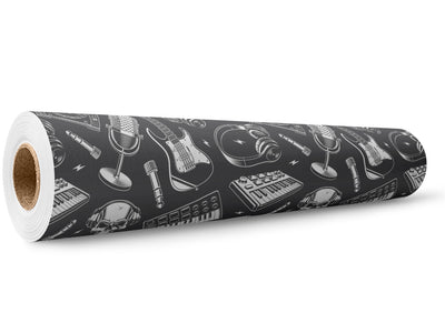 Mix It Up Music Wrap Film Wholesale Roll~Rwraps Series 914 Digitally Printed Vinyl Roll~5