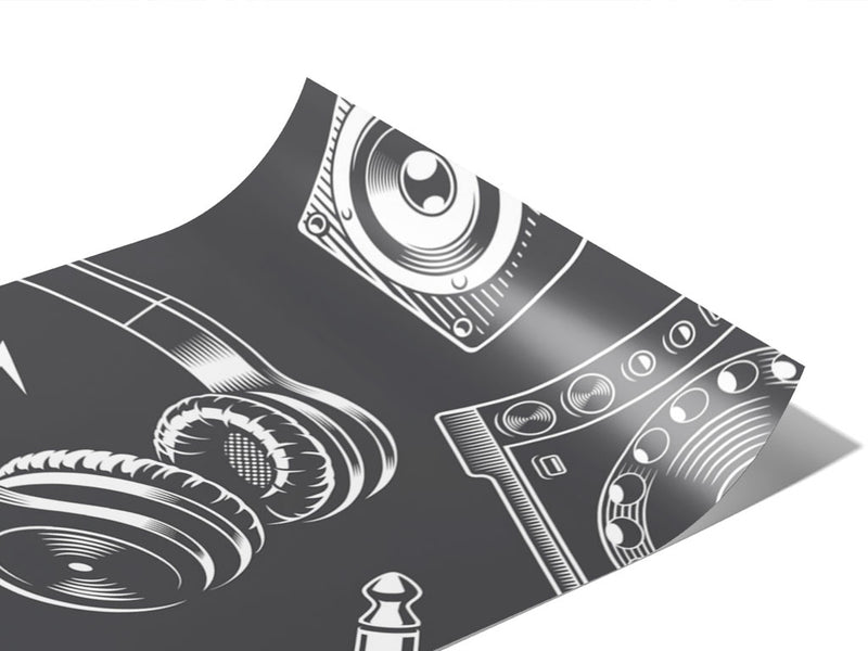 Mix It Up Music Vinyl Wraps~Rwraps Series 914 Digitally Printed Vinyl Wrap~0