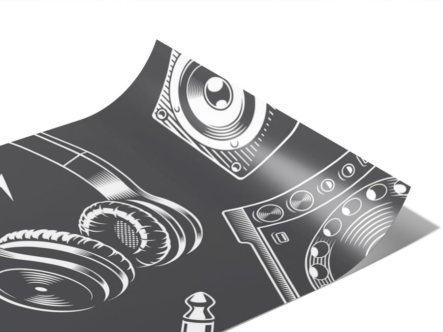 Mix It Up Music Vinyl Wraps~Rwraps Series 914 Digitally Printed Vinyl Wrap~0
