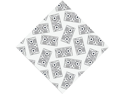 Mix Master Music Vinyl Wrap Pattern