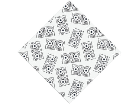 Mix Master Music Vinyl Wrap Pattern