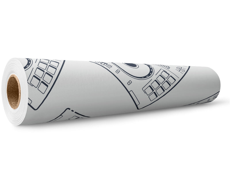 Mix Master Music Wrap Film Wholesale Roll~Rwraps Series 914 Digitally Printed Vinyl Roll~5