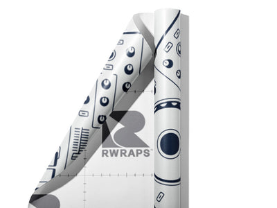 Mix Master Music Wrap Film Sheets~Rwraps Series 914 Mix Master Music Scrolled Sheet~3