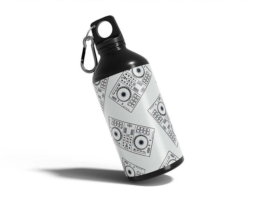 mix master music Water Bottle DIY Stickers