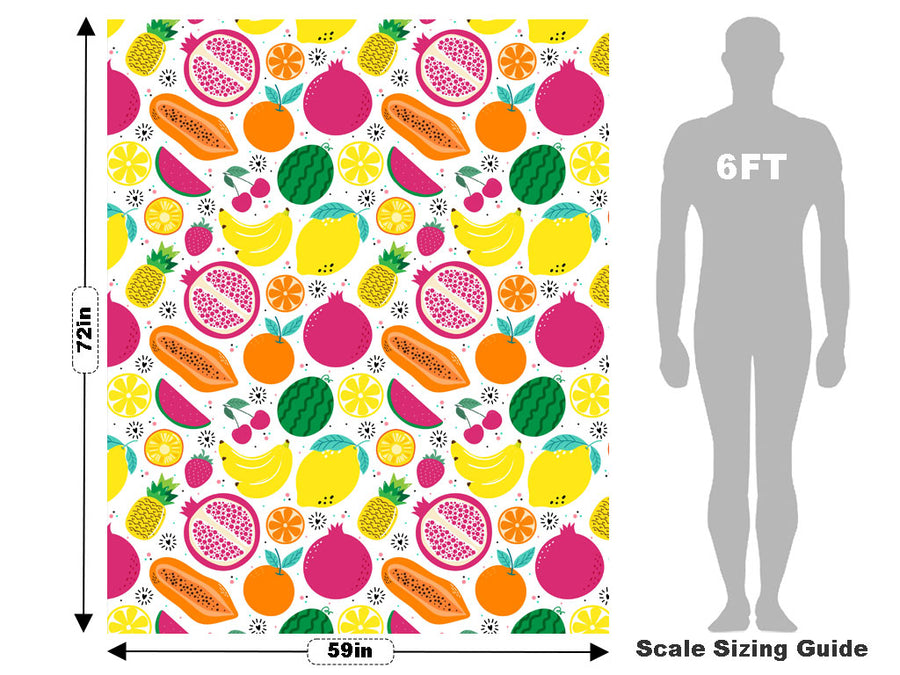 Mix Up Fruit Vehicle Wrap Scale~Rwraps Series 914 Mix Up Fruit Measurements~1