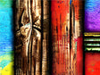 Mixed Media Wooden Parquet Vinyl Wrap Pattern~Rwraps Series 914 Digitally Printed Vinyl Wrap~0