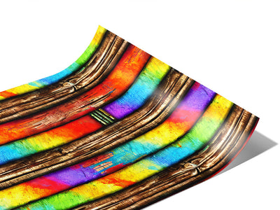 Mixed Media Wooden Parquet Vinyl Wraps~Rwraps Series 914 Digitally Printed Vinyl Wrap~1