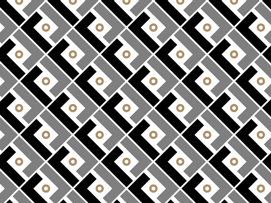 Modernist Simplicity Mosaic Vinyl Wrap Pattern~Rwraps Series 914 Digitally Printed Vinyl Wrap~0