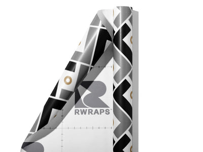 Modernist Simplicity Mosaic Wrap Film Sheets~Rwraps Series 914 Modernist Simplicity Mosaic Scrolled Sheet~3