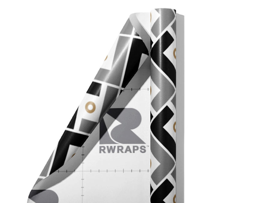 Modernist Simplicity Mosaic Wrap Film Sheets~Rwraps Series 914 Modernist Simplicity Mosaic Scrolled Sheet~3