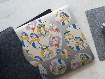 modest goddess greco roman DIY Laptop Stickers