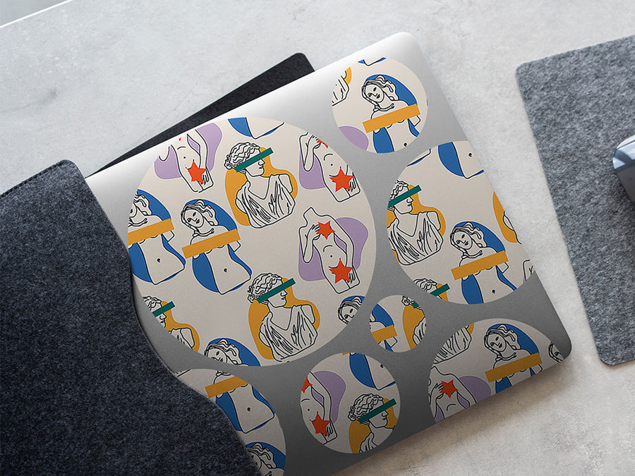 modest goddess greco roman DIY Laptop Stickers