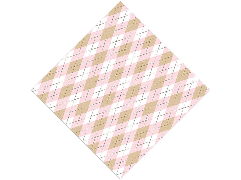Modest Lady Argyle Vinyl Wrap Pattern