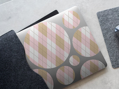 modest lady argyle DIY Laptop Stickers