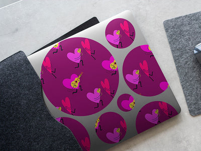 modest proposal heart DIY Laptop Stickers