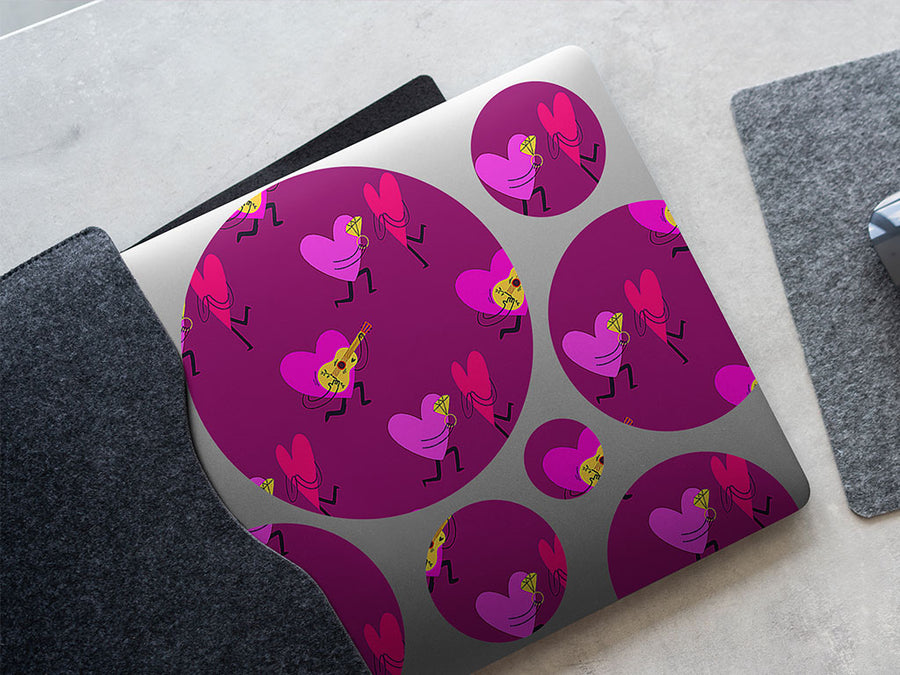 modest proposal heart DIY Laptop Stickers
