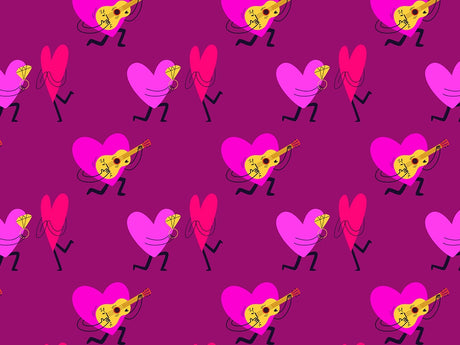 Modest Proposal Heart Vinyl Wrap Pattern~Rwraps Series 914 Digitally Printed Vinyl Wrap~0