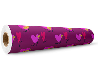 Modest Proposal Heart Wrap Film Wholesale Roll~Rwraps Series 914 Digitally Printed Vinyl Roll~5