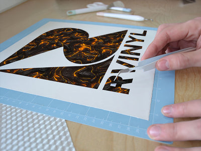 molten scarlet lava Easy Weed Craft Vinyl