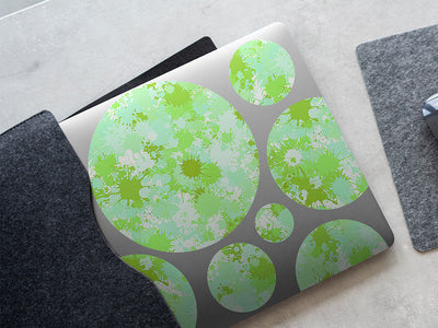 money mile paint splatter DIY Laptop Stickers