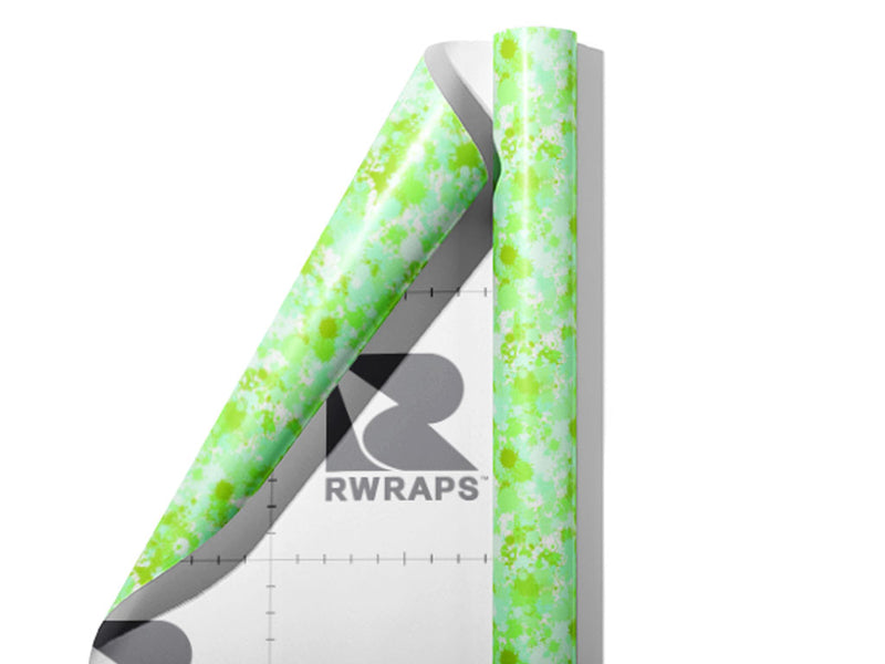 Money Mile Paint Splatter Wrap Film Sheets~Rwraps Series 914 Money Mile Paint Splatter Scrolled Sheet~3