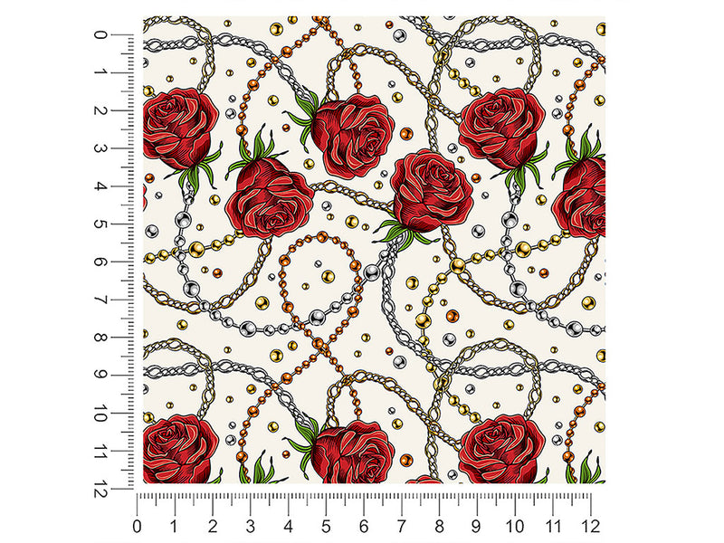 money rose bling 1ft x 1ft Craft Sheets
