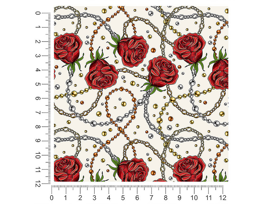 money rose bling 1ft x 1ft Craft Sheets