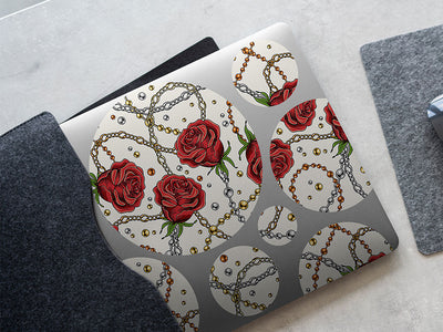 money rose bling DIY Laptop Stickers