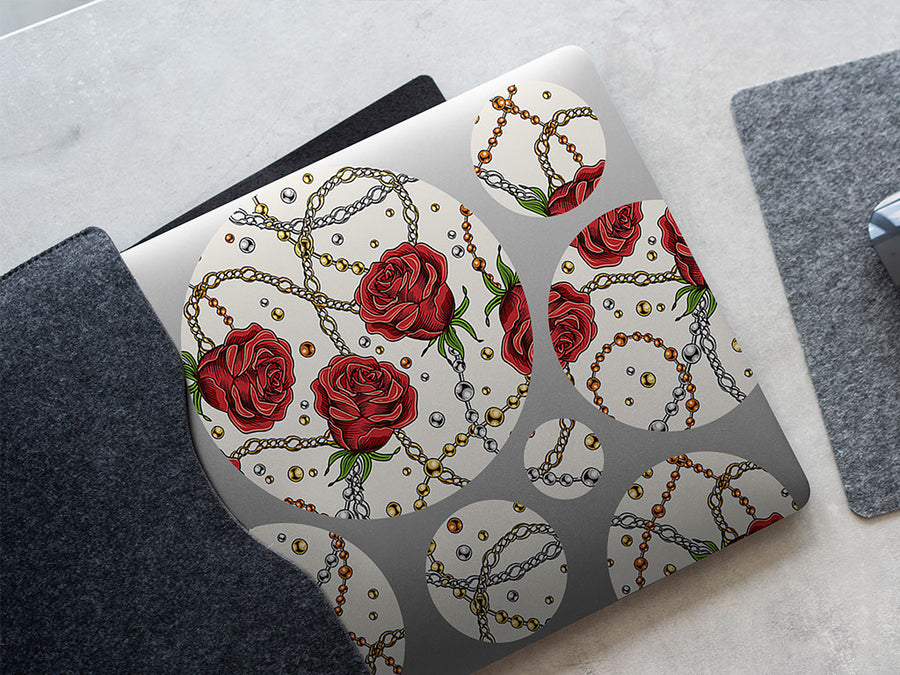money rose bling DIY Laptop Stickers