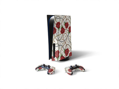 money rose bling Sony PS5 DIY Skin