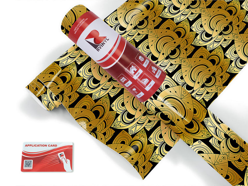 monies power art deco Craft Vinyl Roll