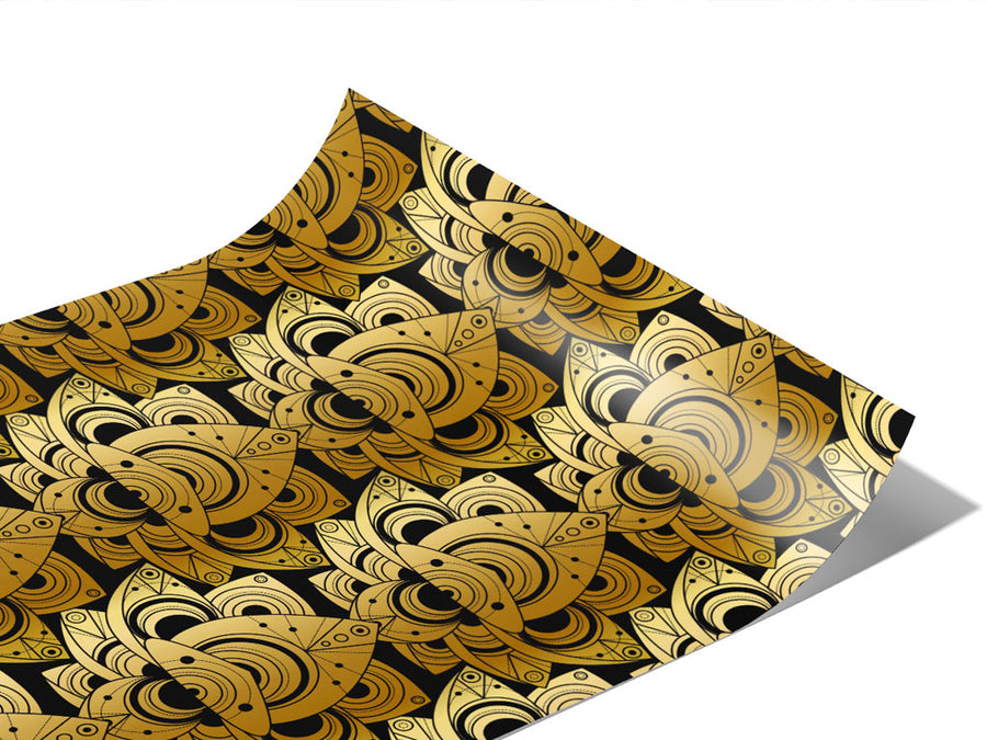Monies Power Art Deco Vinyl Wraps~Rwraps Series 914 Digitally Printed Vinyl Wrap~0