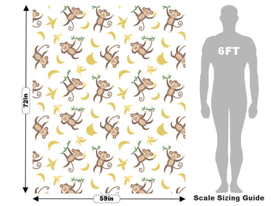 Monkey Around Primate Vehicle Wrap Scale~Rwraps Series 914 Monkey Around Primate Measurements~1