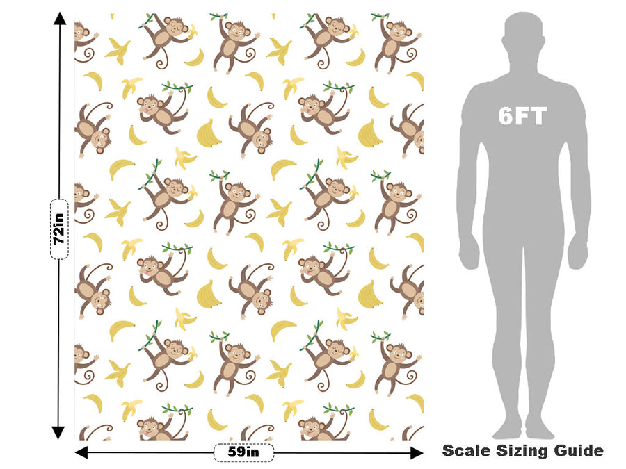 Monkey Around Primate Vehicle Wrap Scale~Rwraps Series 914 Monkey Around Primate Measurements~1