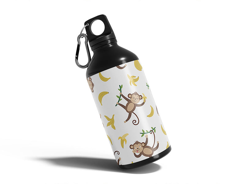 monkey around animal Water Bottle DIY Stickers