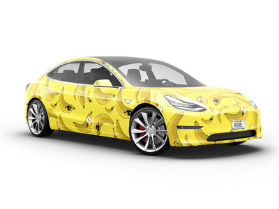 Monkey Business Fruit Vehicle Vinyl Wrap