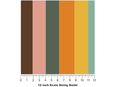 Monkey Music Retro Vinyl Film Pattern Size 12 inch Scale~Rwraps Monkey Music Retro Sizing Chart~2
