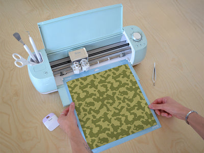 mono forest camouflage Cricut Compatible Vinyl