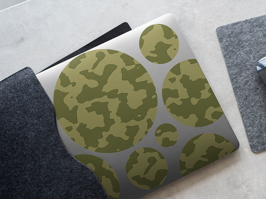 mono forest camouflage DIY Laptop Stickers