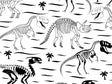 Monochrome Monsters Dinosaur Vinyl Wrap Pattern~Rwraps Series 914 Digitally Printed Vinyl Wrap~0