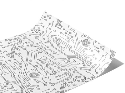 Monochrome Motherboard Technology Vinyl Wraps~Rwraps Series 914 Digitally Printed Vinyl Wrap~1