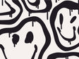 Monochrome Smiles Graffiti Vinyl Wrap Pattern~Rwraps Series 914 Digitally Printed Vinyl Wrap~0