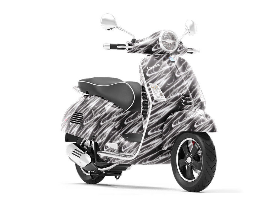 Monochrome Space Science Fiction Vespa Scooter Wrap Film