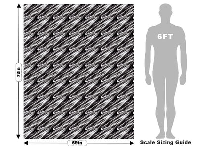 Monochrome Space Science Fiction Vehicle Wrap Scale~Rwraps Series 914 Monochrome Space Science Fiction Measurements~1